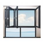 Aluminium Glass folding Bifold Window Doors Vinyl Pvc Upvc for sale