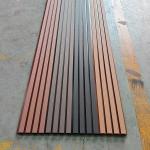 WPC Fluted Wall Panels Exterior Co-extrusion Wood Plastic Composite Wall Cladding