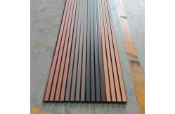 China WPC Fluted Wall Panels Exterior Co-extrusion Wood Plastic Composite Wall Cladding supplier