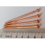 Copper Coated Steel 3x65mm Cd Welder Insulation Pins Attaching Insulation To Metals for sale