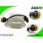 6.8Ah Panasonic Battery Rechargeable LED Headlamp With Low Power Warning Safety Rope