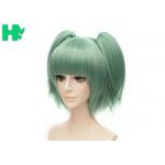 Thick Cute Anime Green Cosplay Wig Heat Resistant Wigs Cosplay for sale