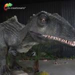 ZTE Animatronic Dinosaur Puppet With Track Basement For Amusement Park