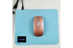 China Portable FCC Foldable Wireless Charging Mouse Pad Magnetic Suction supplier