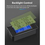 LCD Display 100A Digital Ammeter Voltmeter Power With Split CT CE FCC