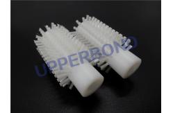 China Cigarette Machine White Soft Nylon Plastic Short Brushes supplier