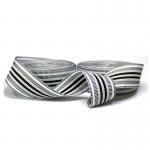 Intercolor Stripe Polyester Webbing 3.1cm Pp Webbing Tape For Trousers Waist Band for sale