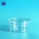 Empty Round Food Grade Plastic Containers Mix Biscuits Cookies Packaging for sale