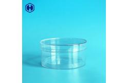 China Empty Round Food Grade Plastic Containers Mix Biscuits Cookies Packaging supplier