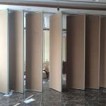 MDF Finish Folding Partition Walls For Room Division Easy To Operate for sale
