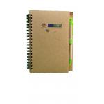 Black Or Wooden Color Hardcover Custom Spiral Notebooks Printing For Children for sale