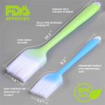 ODM Silicone Basting Brush Seamless Heatinsulated Multicolor