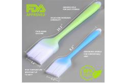 China ODM Silicone Basting Brush Seamless Heatinsulated Multicolor supplier