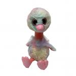Plush Material Recording Repeating Flamingo Toy Tie Dye Color for sale