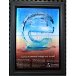 Flip 12000K A0 Rectangle Snap Frame Led Light Box for sale