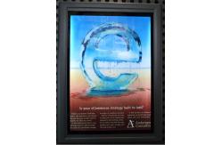 China Flip 12000K A0 Rectangle Snap Frame Led Light Box supplier