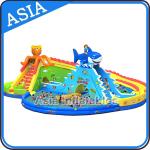 Outdoor Inflate Amusement Water Park , Inflatable Water Park , Inflatable Ground Water Park for sale