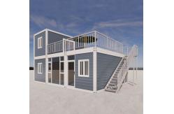 China Prefab 2 Floor Detachable Container House Customized Storage Container Homes supplier