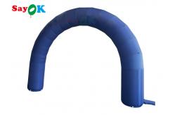 China Blue Inflatable Arch Waterproof For Adversting Events Grand Opening supplier