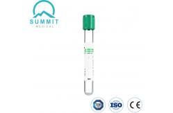 China Green Top Blood Tube with Sodium Heparin or Lithium Heparin Additive, 4ml supplier