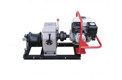 China 3 Ton Diesel Engine Single Drum Capstan Cable Pulling Winch supplier