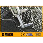 RAL 9005 Powder Coated Wire Mesh Fencing 2mm Thickness 50*200mm for sale