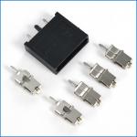 H62 Nickel Plated Brass 2AG 3AG 5AG Glass Fuse Holder Clips 15A 250V