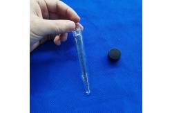 China Borosilicate Glass Testing Oil Centrifuge Tube With Screw Head Plastic Lid supplier