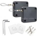 Security Tether Automatic Retractable Punch Free Sensor Door Closer for sale
