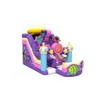 ODM / OEM Inflatable Double Slides Alien Moon Astronaut Inflatable Slides For Kids for sale