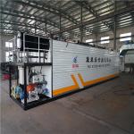 Container Loading Bitumen Melting Machine With Electric Hoist Bag Lifting for sale