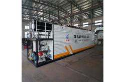 China Container Loading Bitumen Melting Machine With Electric Hoist Bag Lifting supplier