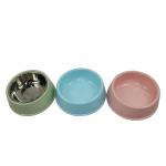 Small Stainless Steel Pet Bowls With Lids Thickened Medium Single Dog Cat Food Water Feeding 17.5x15x6cm for sale