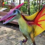 ISO 110VAC Realistic Dinosaur Animatronic Pterosaur Playground Equipment for sale