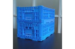 China Open Air Grated Walls Plastic Collapsible Crate 32 Liters supplier