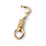 Panic Snap Heavy Duty Brass  Hook Quick Release Swivel Eye Twist Panic Snap