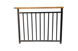 China Balcony Deck Aluminium Staircase Railing Balustrade Iron Handrails For Outdoor Steps supplier