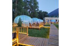 China Transparent Clear PC Dome House Igloo Bubble Tent PC With Aluminium Material supplier