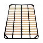 Hot Sale Customizable Ribbed Metal Frame Thickened Foldable Bedroom Set Strong Support