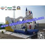 Rental Large Inflatable Bounce Slide / Inflatable Amusement Park For Event / Party