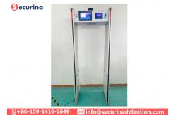 China 33zones Walk Through Temperature Scanner Fever Screening 10.1 Inch LCD Screen supplier