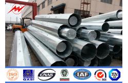 China 69KV Q345 NEA Standard Galvanized Steel Power Pole supplier