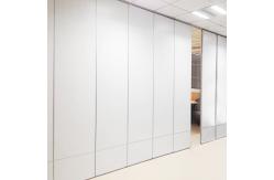 China Soundproof Office Floor to Ceiling Partition Wall With Movable Track Aluminium Profile supplier