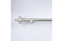 China Simple Crystal Curtain Rod Accessories House Decoration Curtain Pole supplier