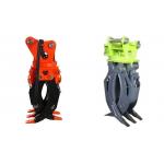 Multifunctional Digger Hydraulic Rock Grab Attachment Q355B Excavator Log Grapple