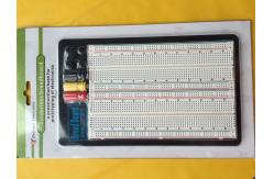 China 1660 Points Electronic solderless breadboard & prototyping board with metal plate supplier