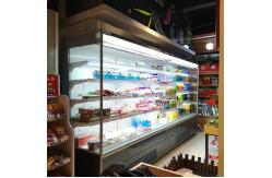 China R404a Refrigerant commercial beverage fridge Self Serve Impulse Cooler supplier