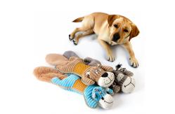 China Brown Indestructible Plush Dog Toy For Aggressive Chewers Over 7-15 Years supplier