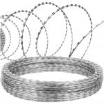 900mm Razor Sharp Barbed Wire Galvanized Metal Coil Thermal Bto-22 for sale