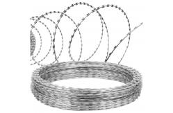 China 900mm Razor Sharp Barbed Wire Galvanized Metal Coil Thermal Bto-22 supplier